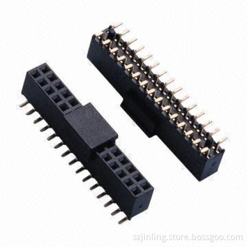 Female Headers, 2.0mm Pitch, Height 6.35 Dual-row SMT Type